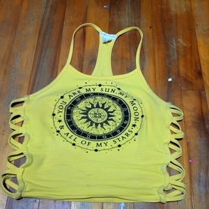 Zodiac wheel crop top
